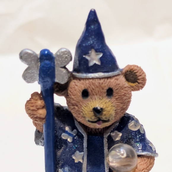 Vintage Collectible Claire's Wizard Bear Hinged Trinket/Jewelry Box - Picture 5 of 7